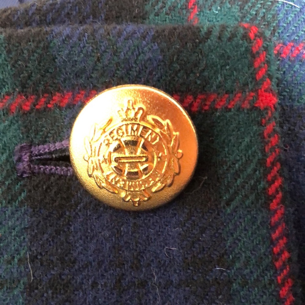 Vintage Pendleton Double Breasted Wool Plaid Jack… - image 5